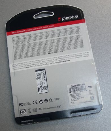 Накопичувач SSD 120GB Kingston A400 (SA400S37\/120G) - зображення 2