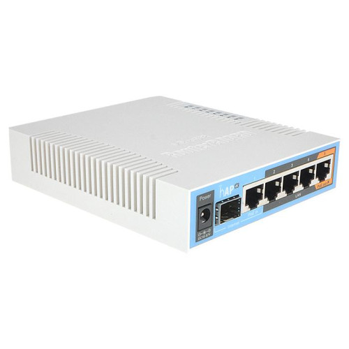 Маршрутизатор WiFi Mikrotik hAP ac RB962UiGS-5HacT2HnT - зображення 1