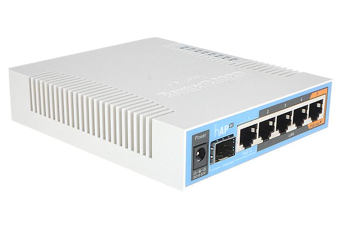 Маршрутизатор WiFi Mikrotik hAP ac RB962UiGS-5HacT2HnT - зображення 1