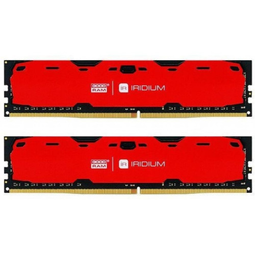 Пам'ять DDR4 RAM 4Gb 2400Mhz Goodram Iridium Red (IR-R2400D464L15S\/4G) - зображення 2