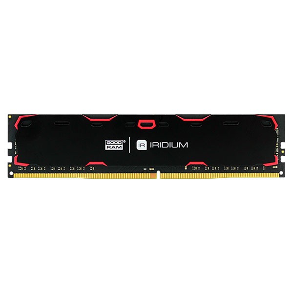 Пам'ять DDR4 RAM_16Gb (1x16Gb) 2400Mhz Goodram Iridium Black (IR-2400D464L17\/16G) - зображення 1