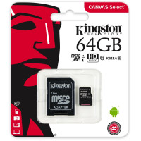 MicroSDXC 64 Gb Kingston Canvas Select class 10 UHS-I