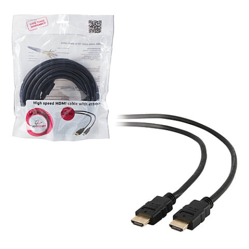 Кабель HDMI to HDMI, 10 м, v2.0, Cablexpert (CC-HDMI4-10M) - зображення 4