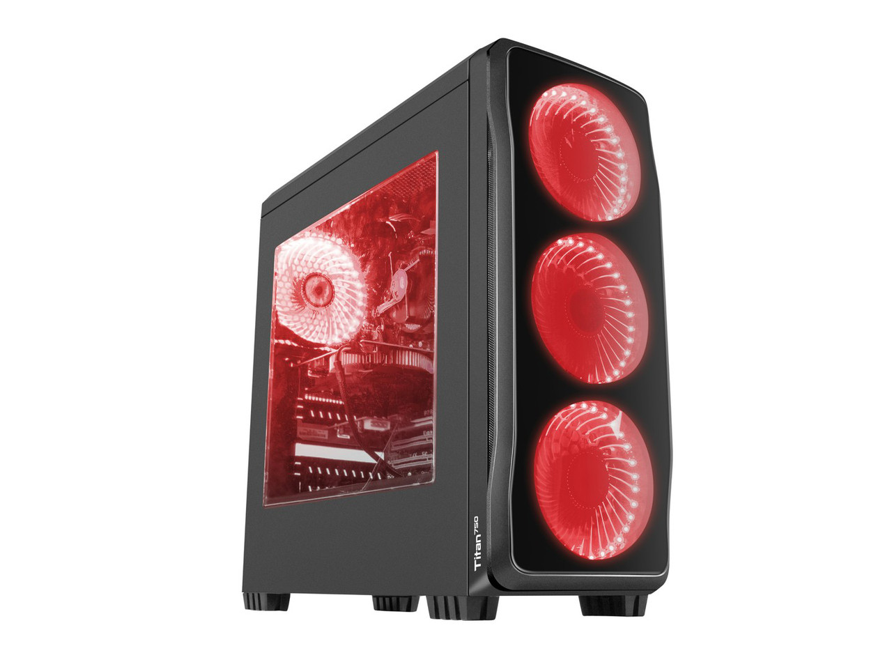 Корпус Genesis TITAN 750 Red - зображення 1