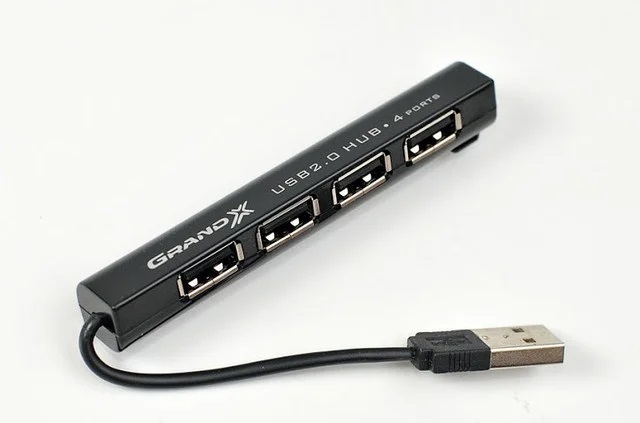 Концентратор USB 2.0 Grand-X GH-402 4 порти - зображення 1
