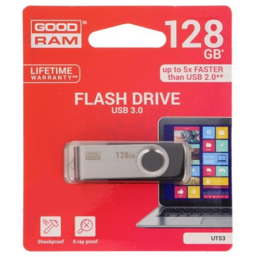 Флеш пам'ять USB 128Gb GOODRAM UTS3 - зображення 2