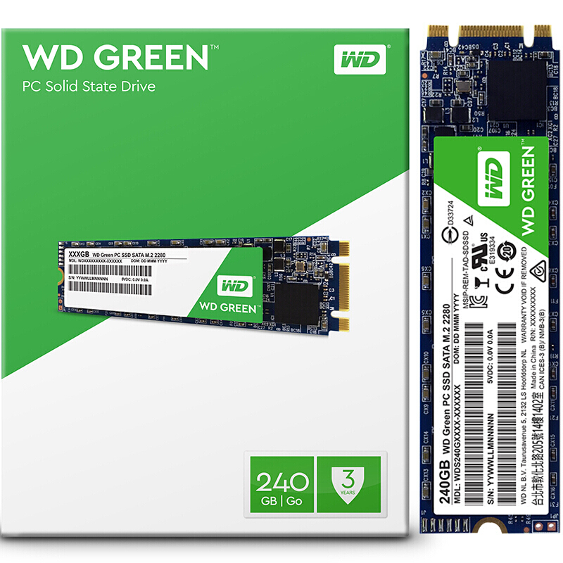 Накопичувач SSD M.2 240GB WesternDigital (WDS240G2G0B) - зображення 2