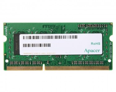 Пам'ять DDR3-1600 4 Gb Apacer SoDIMM - зображення 1