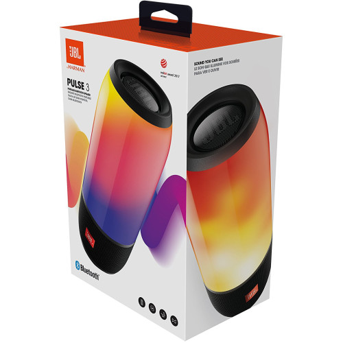 Колонка портативна JBL Pulse 3 Black - зображення 2