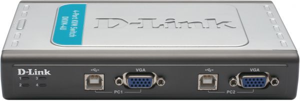 Перемикач KVM D-Link DKVM-4U Connect 4-port - зображення 1