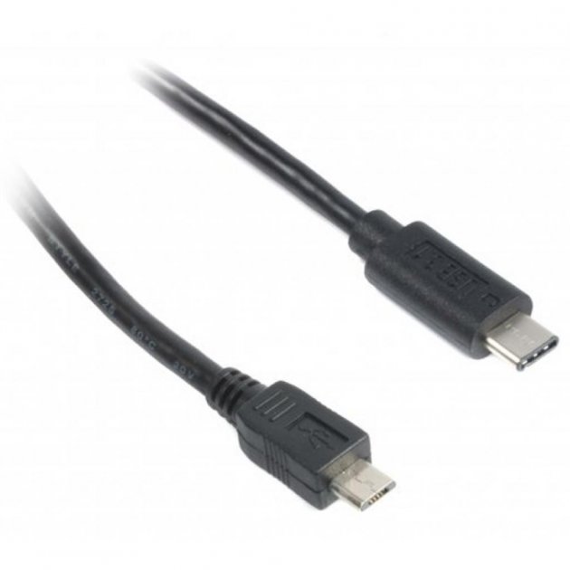 Кабель USB2  Type C-microВM 1.8м - зображення 1