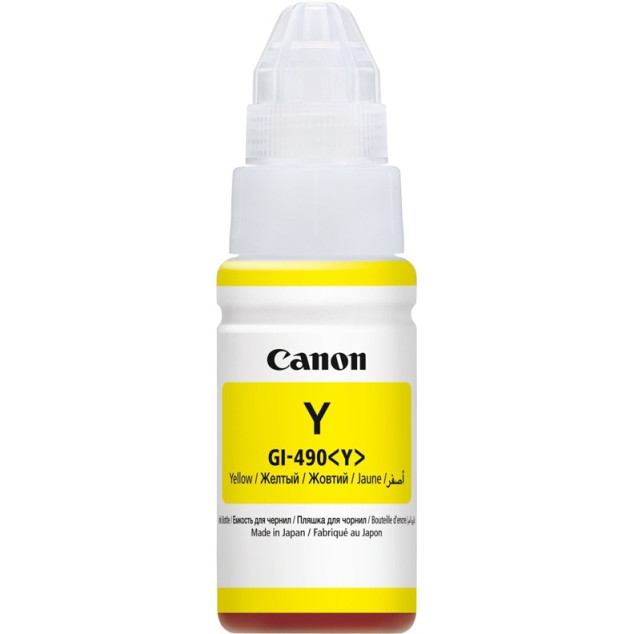 Контейнер з чорнилом Canon GI-490 Yellow 70ml - зображення 1