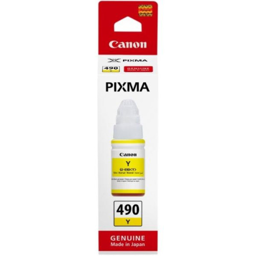 Контейнер з чорнилом Canon GI-490 Yellow 70ml - зображення 2