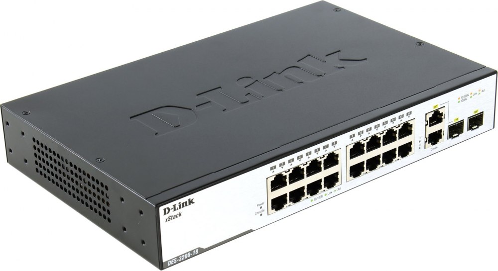 Комутатор Switch D-Link DES-3200-18 - зображення 1