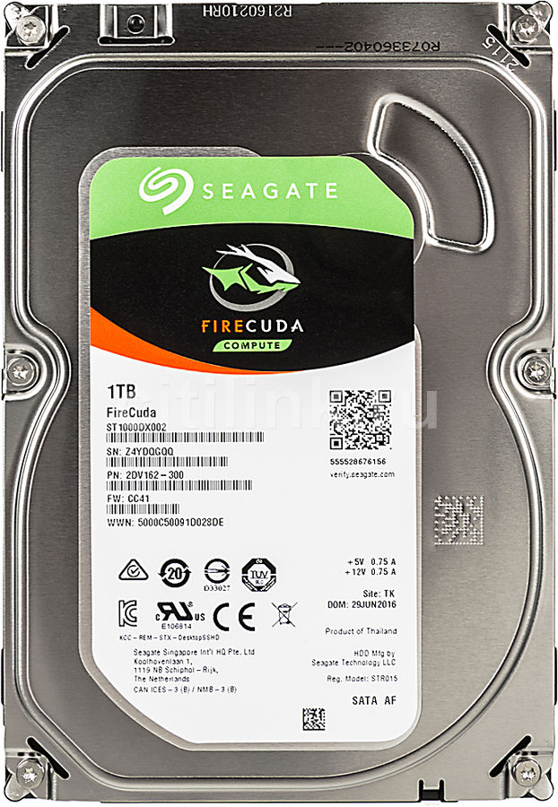 Жорсткий диск HDD 1000Gb Seagate ST1000DX002 - зображення 1