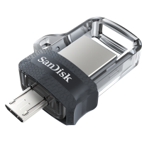 Флеш пам'ять USB 64 Gb SANDISK Ultra Dual Black USB 3.0 OTG