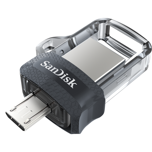 Флеш пам'ять USB 64 Gb SANDISK Ultra Dual Black USB 3.0 OTG - зображення 1