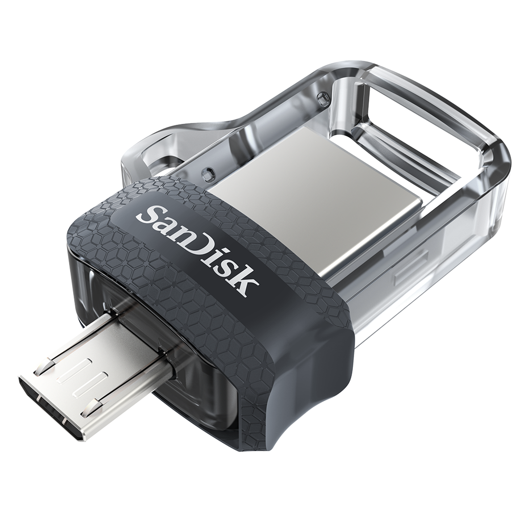 Флеш пам'ять USB 64 Gb SANDISK Ultra Dual Black USB 3.0 OTG - зображення 1