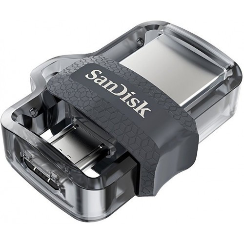 Флеш пам'ять USB 64 Gb SANDISK Ultra Dual Black USB 3.0 OTG - зображення 2