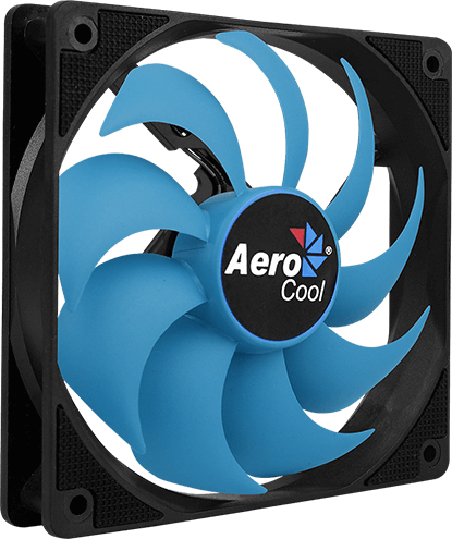Вентилятор для корпусів 120 мм AeroCool Motion 12 Plus Blue LED - зображення 1