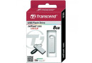 Флеш пам'ять USB 8 Gb Transcend JetFlash 520 Silver USB 2.0 - зображення 2