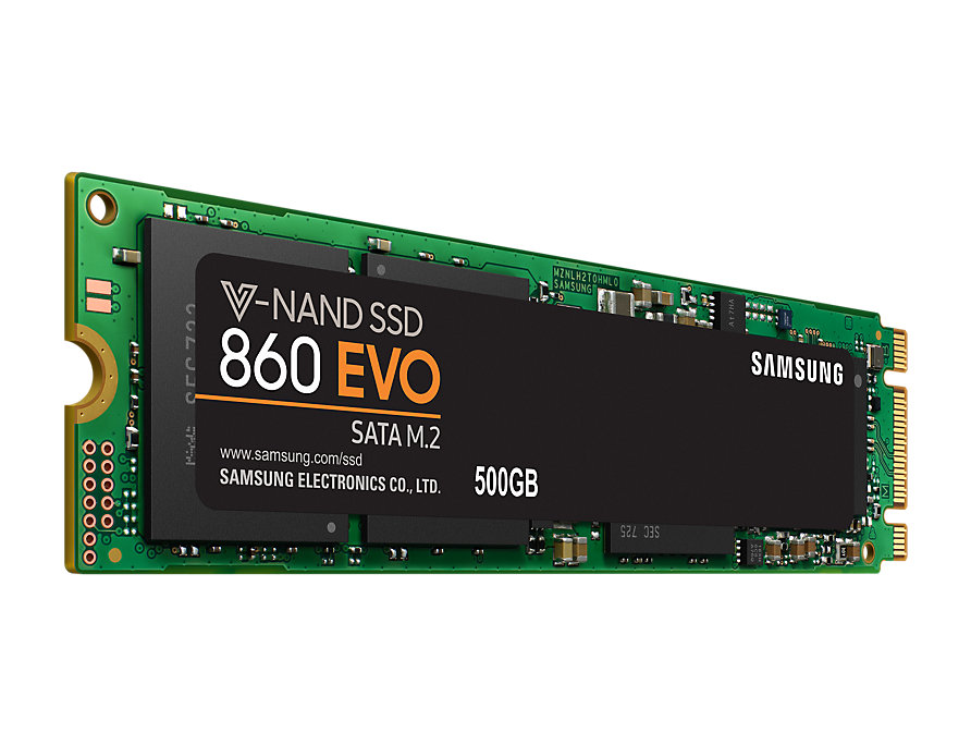 Накопичувач SSD M.2 500GB Samsung 860 EVO (MZ-N6E500BW) - зображення 1