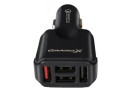 Автомобільний зарядний USB пристрій Grand-X CH-09 Quick Charge QС3.0 - зображення 3