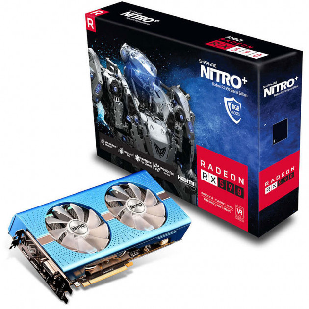 Відеокарта ATI Radeon RX 590 8 Gb GDDR5 Sapphire Nitro+ SE (11289-01-20G) - зображення 2