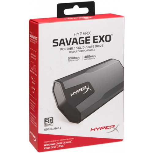 Зовнішній накопичувач SSD 480GB Kingston SAVAGE EXO (SHSX100\/480G) - зображення 2