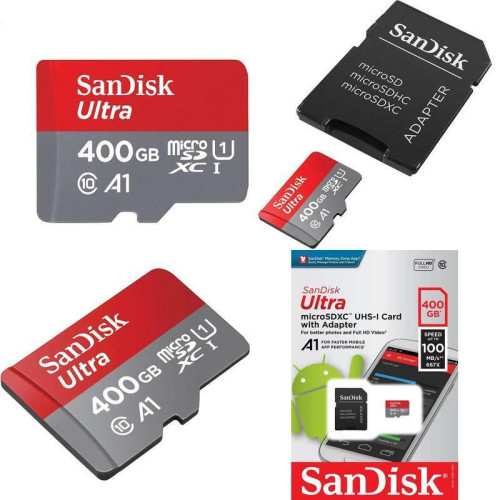 MicroSDXC 400 Gb SANDISK Ultra A1 class 10 - зображення 1
