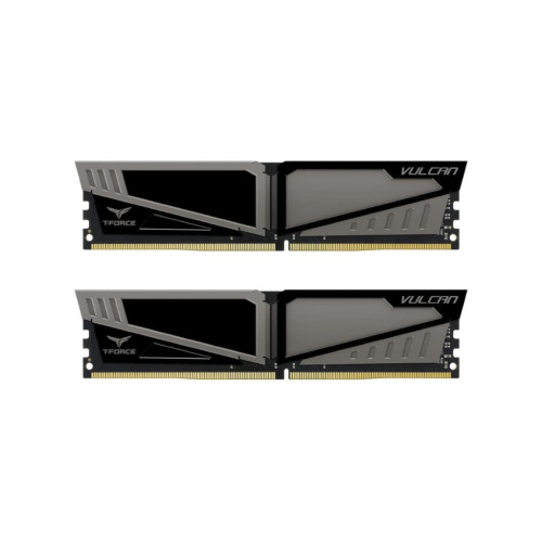 Пам'ять DDR4 RAM_16Gb (2x8Gb) 2400Mhz Team Vulcan Gray (TLGD416G2400HC14DC01) - зображення 1