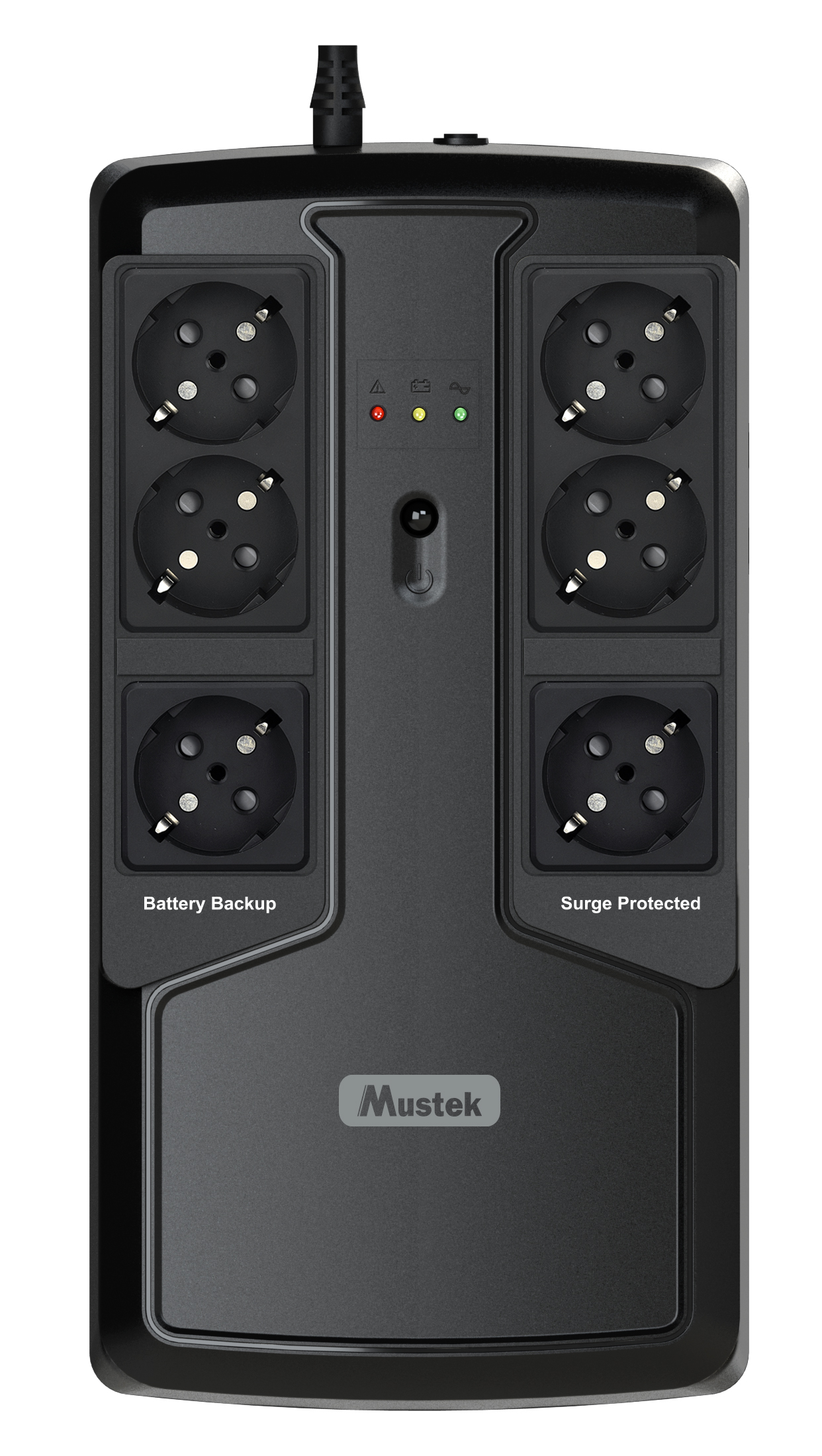 ББЖ Mustek PowerMust 600VA Offline (600-LED-OFF-T10) - зображення 1
