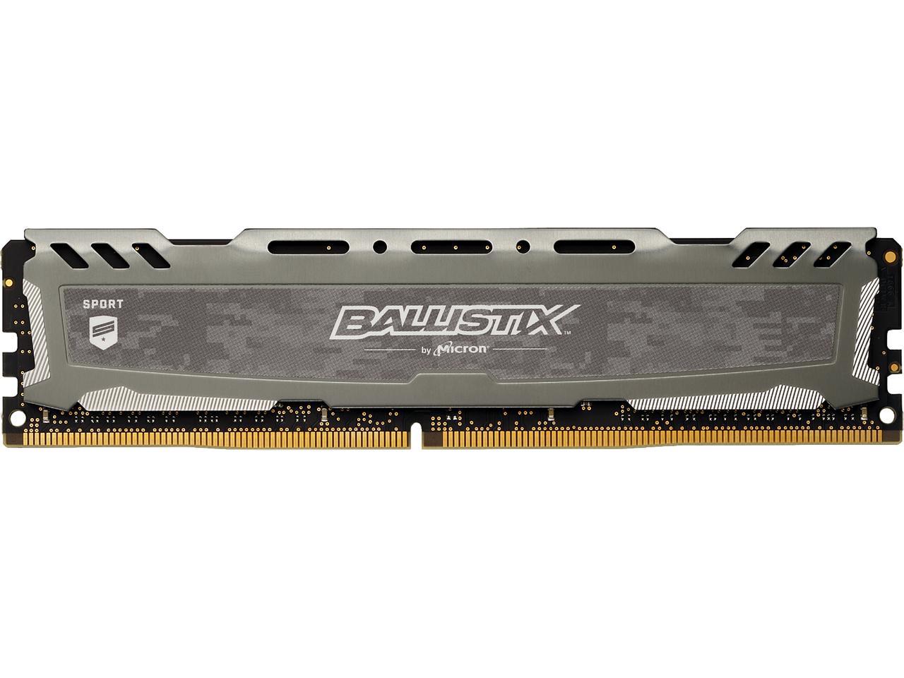 Пам'ять DDR4 RAM 4Gb 2400Mhz Crucial Ballistix Sport LT Gray (BLS4G4D240FSB) - зображення 1
