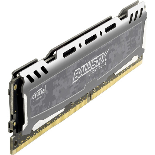 Пам'ять DDR4 RAM 4Gb 2400Mhz Crucial Ballistix Sport LT Gray (BLS4G4D240FSB) - зображення 3