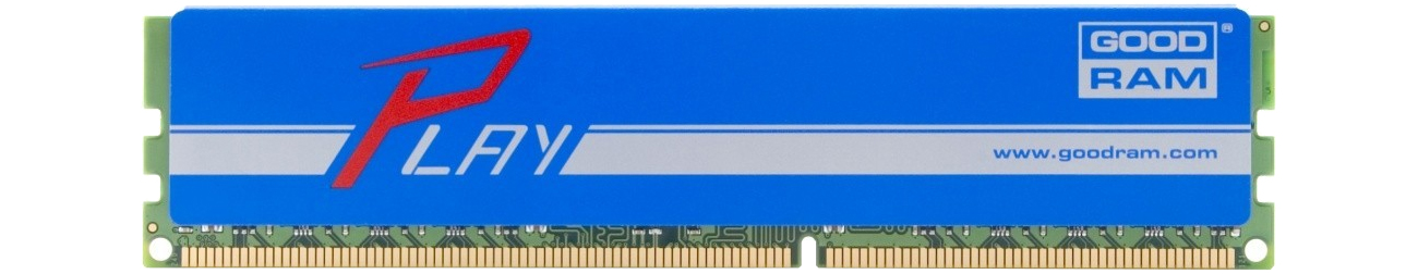 Пам'ять DDR3 RAM 8GB (1x8GB) 1600MHz Goodram PC3-12800 CL10 Play Blue - зображення 1