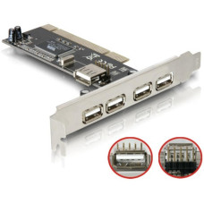 Контролер PCI to USB 2.0 4+1 USB ports Atcom (7803)
