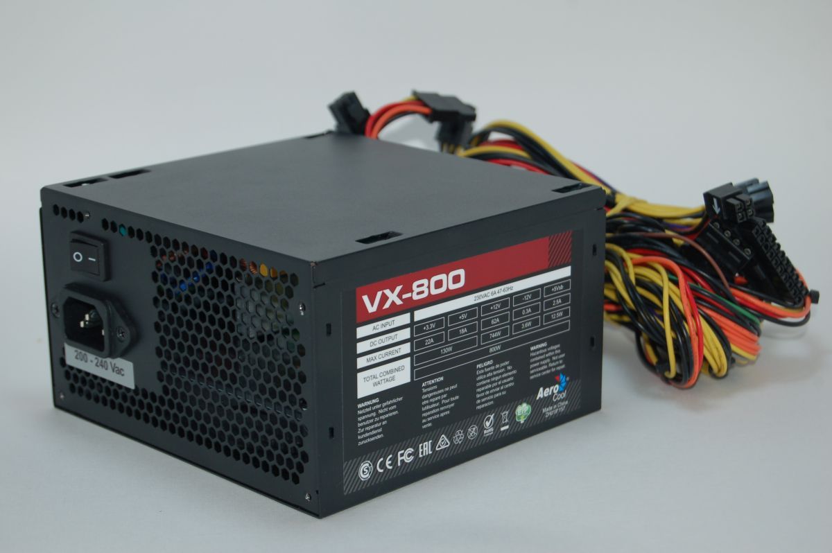 БЖ 800Вт Aerocool VX PLUS 800 - зображення 3
