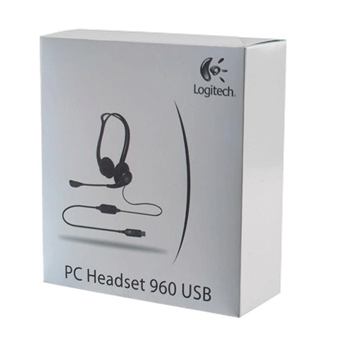Гарнітура Logitech PC 960 Stereo Headset USB - зображення 2
