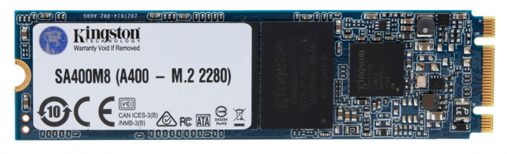 Накопичувач SSD M.2 120GB Kingston A400 (SA400M8\/120G) - зображення 1