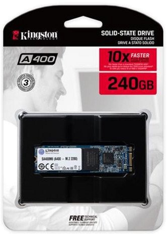 Накопичувач SSD M.2 240GB Kingston A400 (SA400M8\/240G) - зображення 3