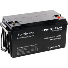 Акумуляторна батарея LogicPower LPM 12V 65Аh - зображення 1