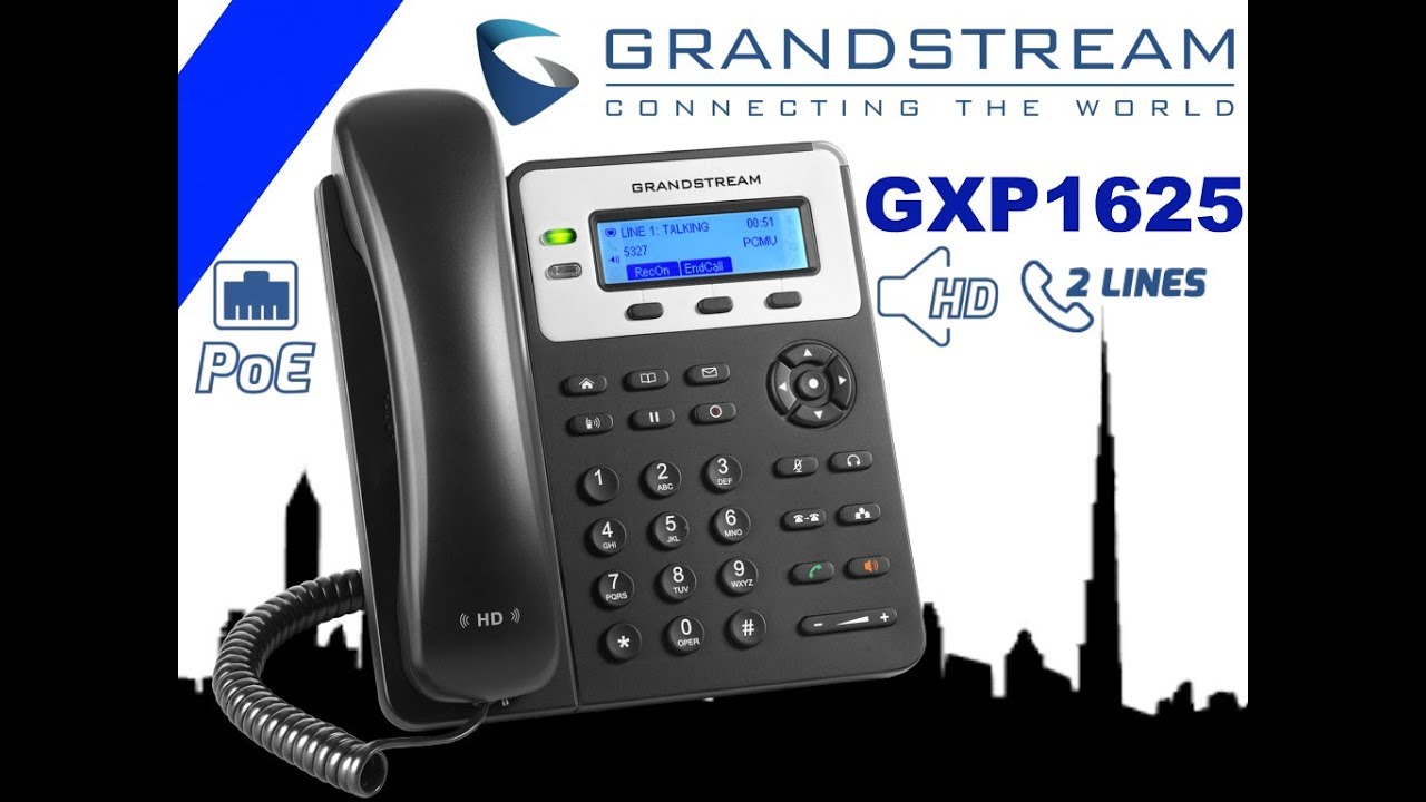 IP телефон Grandstream GXP1625 - зображення 2