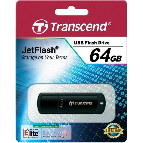 Флеш пам'ять USB 64 Gb Transcend JetFlash 350 - зображення 3