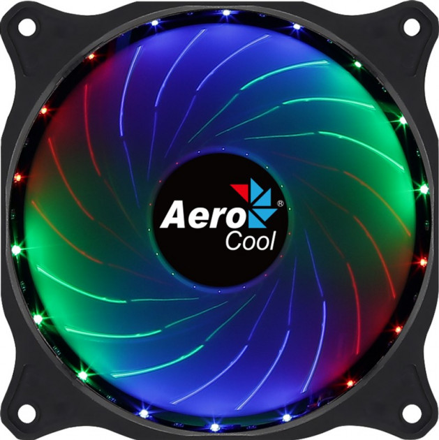 Вентилятор для корпусів 120 мм AeroCool Cosmo 12 FRGB Molex - зображення 1