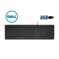 Клавіатура Dell KB216 (580-AHHE), мультимедійна, чорна, USB