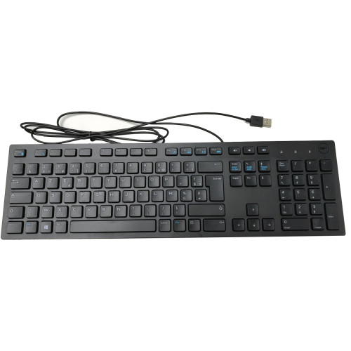 Клавіатура Dell KB216 (580-AHHE), мультимедійна, чорна, USB - зображення 2