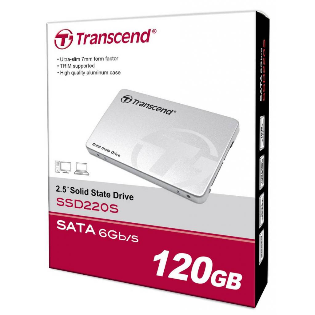 Накопичувач SSD 120GB Transcend SSD220S (TS120GSSD220S) - зображення 2