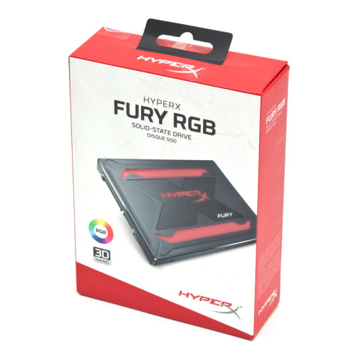 Накопичувач SSD 480GB Kingston HyperX Fury RGB (SHFR200\/480G) - зображення 2