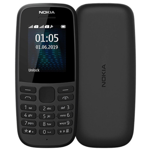 Мобільний телефон NOKIA 105 DS 2019 black (16KIGB01A01) - зображення 3