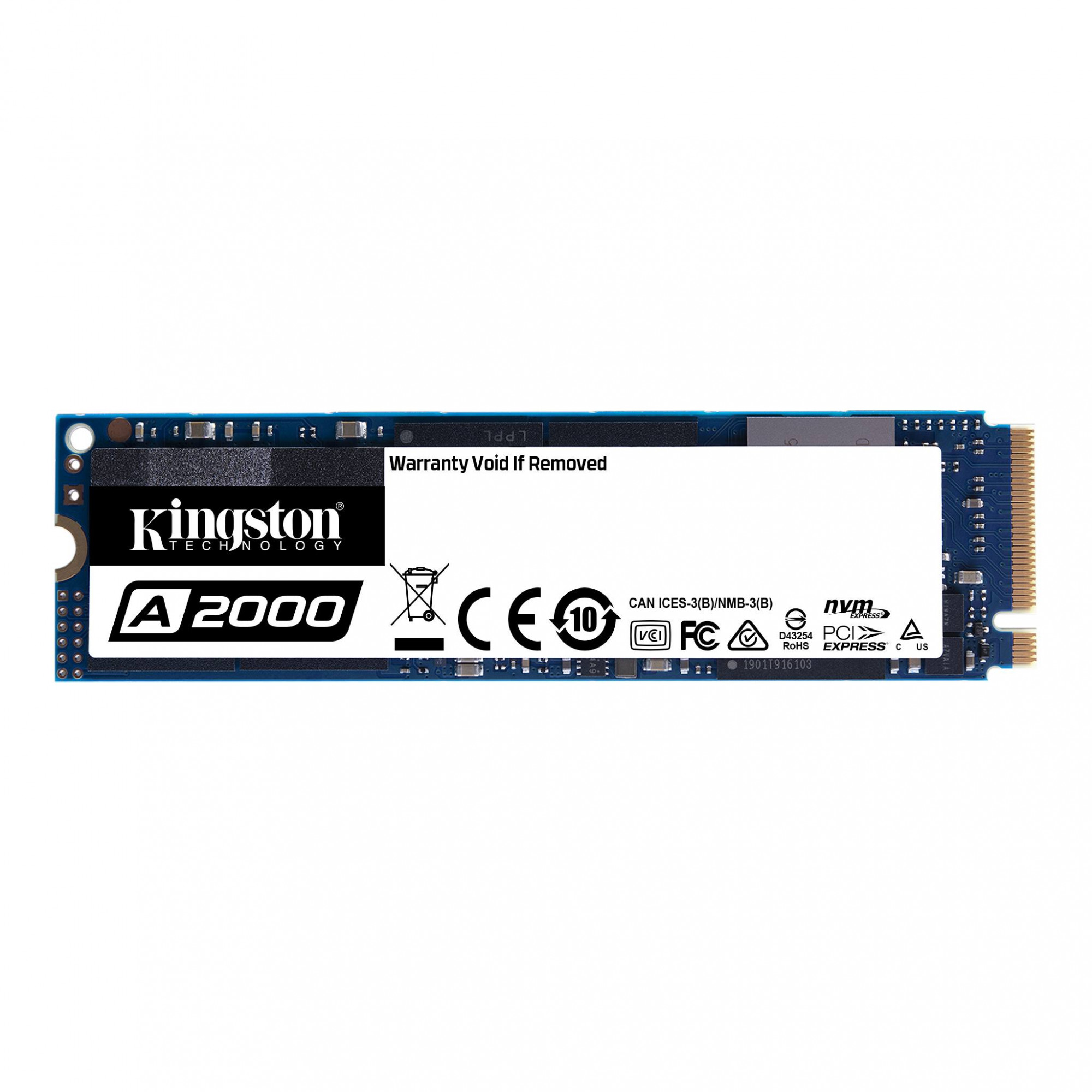 Накопичувач SSD NVMe M.2 250GB Kingston A2000 (SA2000M8\/250G) - зображення 1